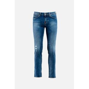 Gas Cotton Straight-Leg Jeans Men Blue Bottoms